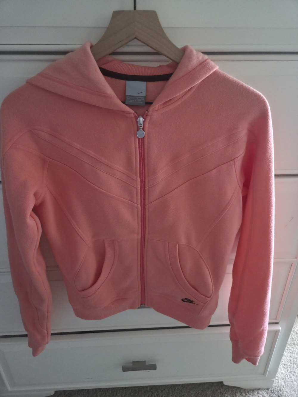 Nike Coral Zip-Up Hooded Jacket